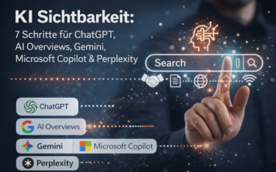 KI Sichtbarkeit: 7 Schritte für ChatGTP, Gemini, Perplexity & AI Overviews