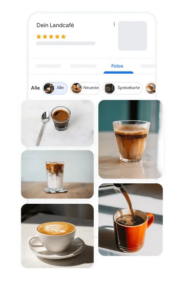 Beispiel Abbildung Google Unternehmensprofil Bild Darstellung