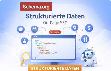 Bild zeigt Animation der strukturierten Daten nach schema.org